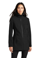 Mercer+Mettle® Women's Waterproof Rain Shell - Deep Black - XS